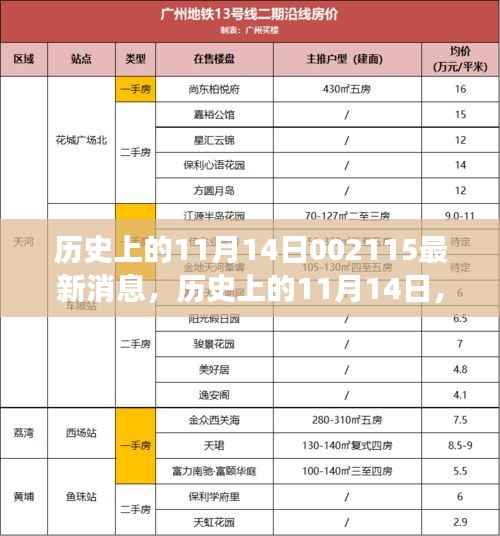 历史上的11月14日深度回顾,重大事件与最新消息一览