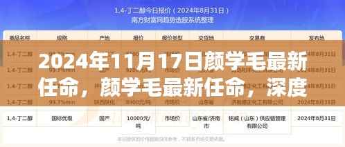 颜学毛最新任命揭晓,深度评测与详细介绍