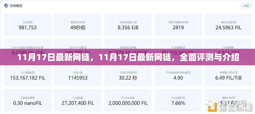11月17日最新网链全面评测与介绍