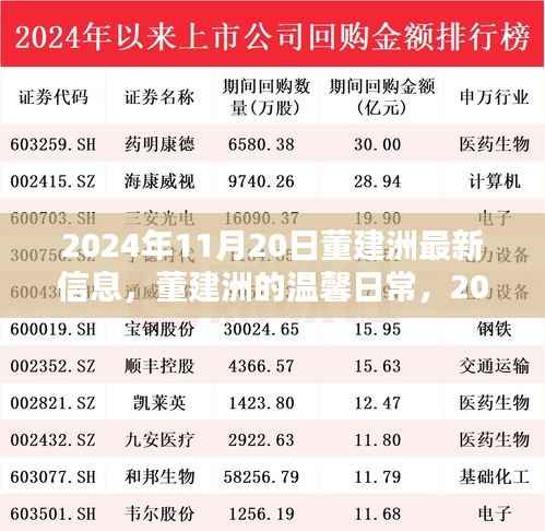 董建洲的温馨日常,2024年11月20日的快乐时光记录