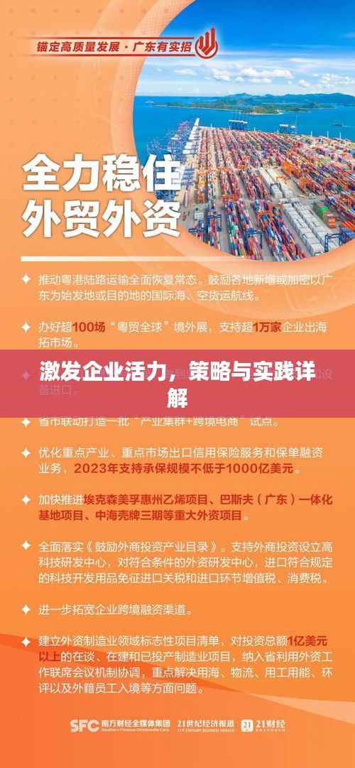 激发企业活力，策略与实践详解