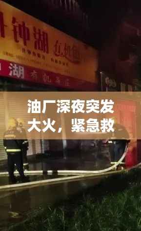 油厂深夜突发大火,紧急救援行动全力展开,火势迅速被控制!
