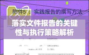 落实文件报告的关键性与执行策略解析