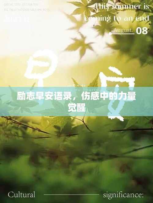 励志早安语录,伤感中的力量觉醒