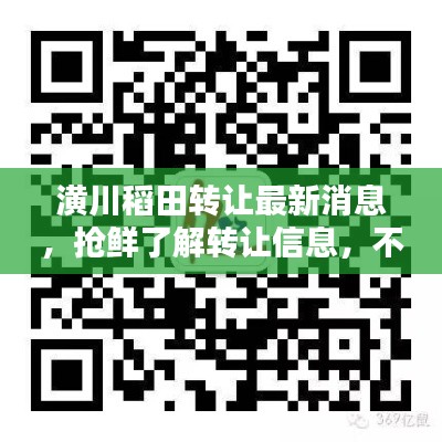 潢川稻田转让最新消息，抢鲜了解转让信息，不容错过！